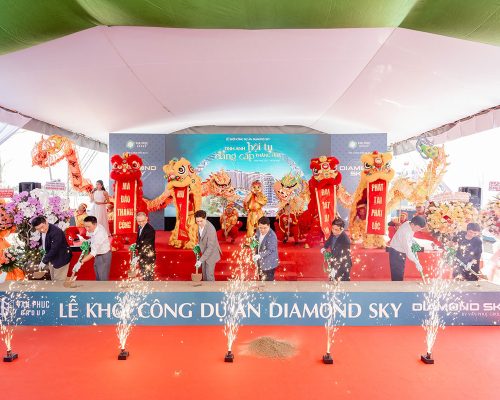Nghi thức khởi công căn hộ Diamond Sky