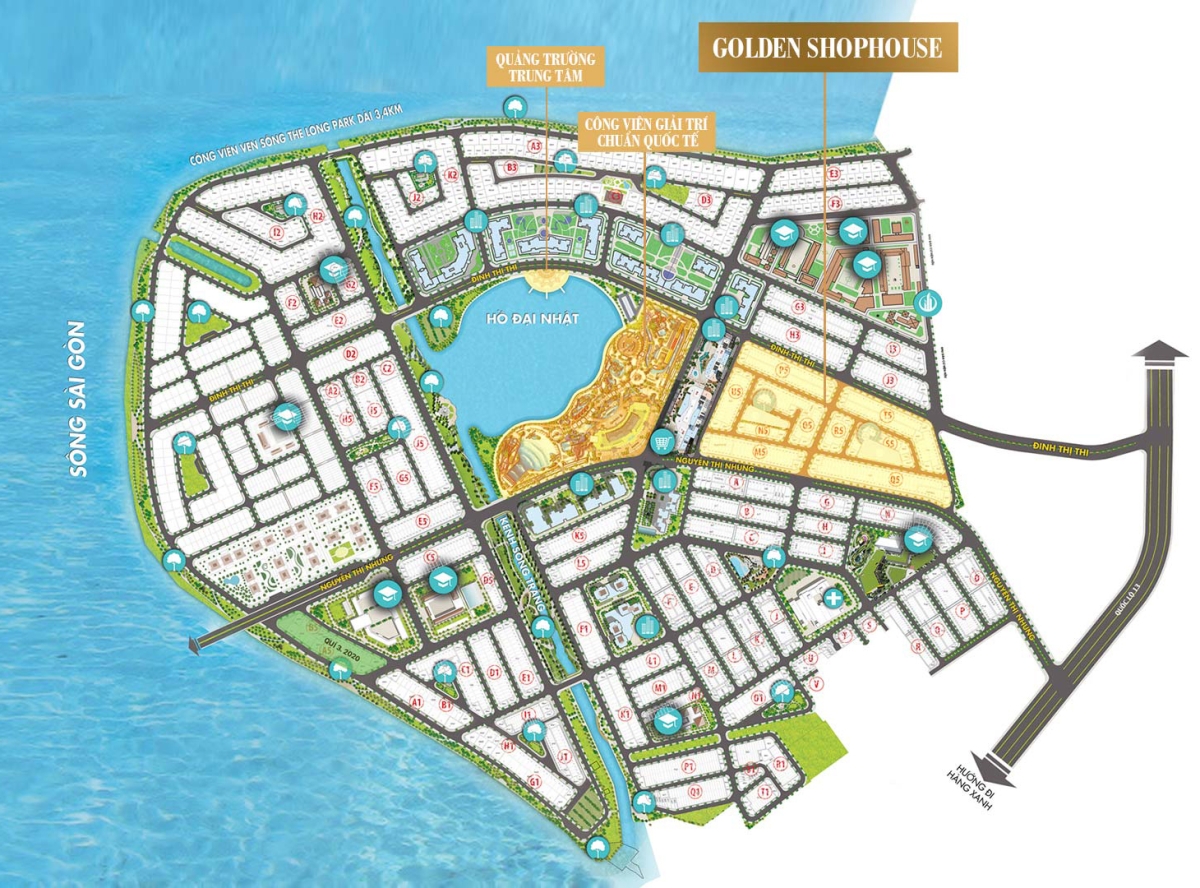 Vị trí Golden Shophouse