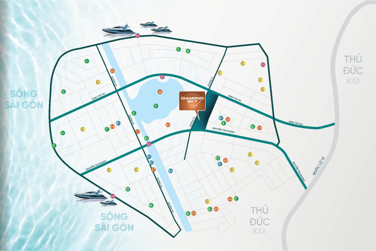 Vị Trí Chung Cư Quốc Lộ 13